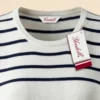 polera-rayada-mujer-boucle-azul-marino-yordall Polera rayada mujer tejido boucle azul marino y crema doblada — Yordall Chile